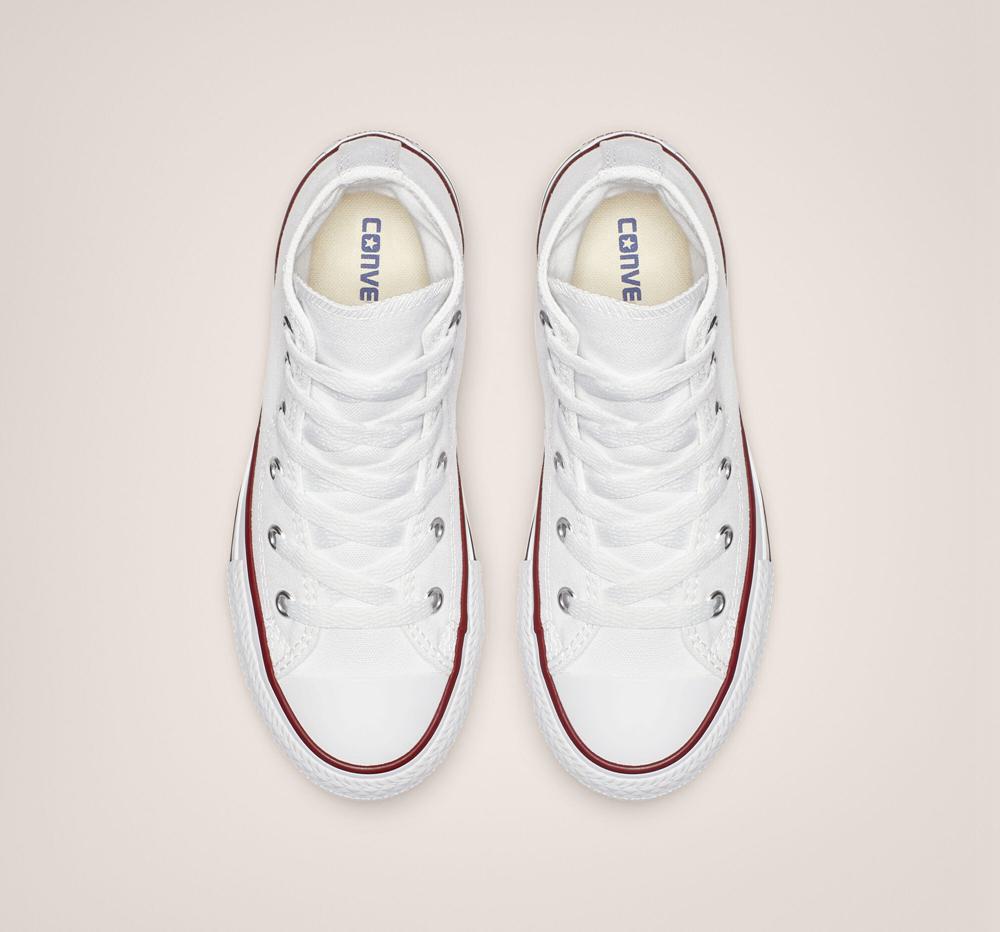 High Tops Tenis Converse Chuck Taylor All Star Classic Little Kids Niña Blancas  Colombia |  VLJWR-2674