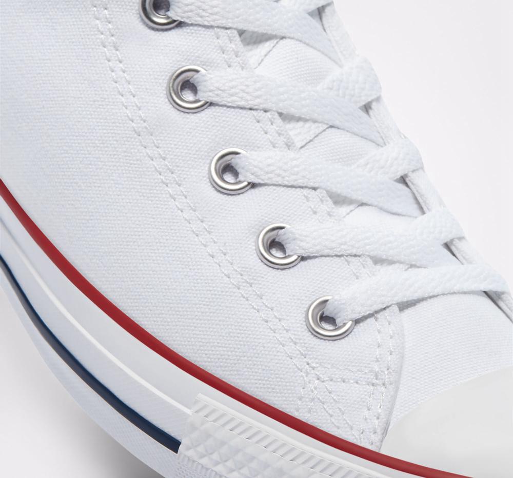 High Tops Tenis Converse Chuck Taylor All Star Classic Unisex Hombre Blancas  Colombia |  WNJTL-8750