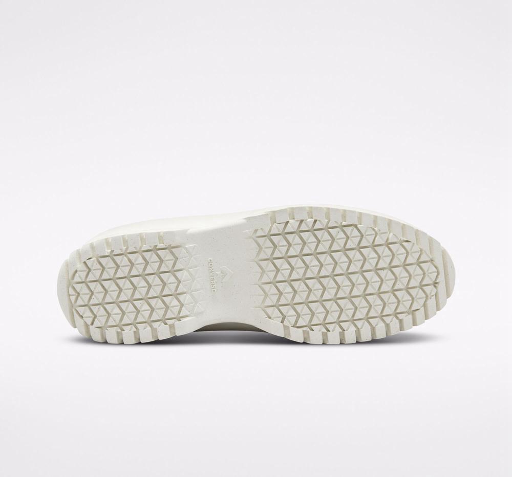 High Tops Tenis Converse Chuck Taylor All Star Lugged 2.0 Jacquard Unisex Mujer Blancas Blancas Negras  Colombia |  XHDNR-9650