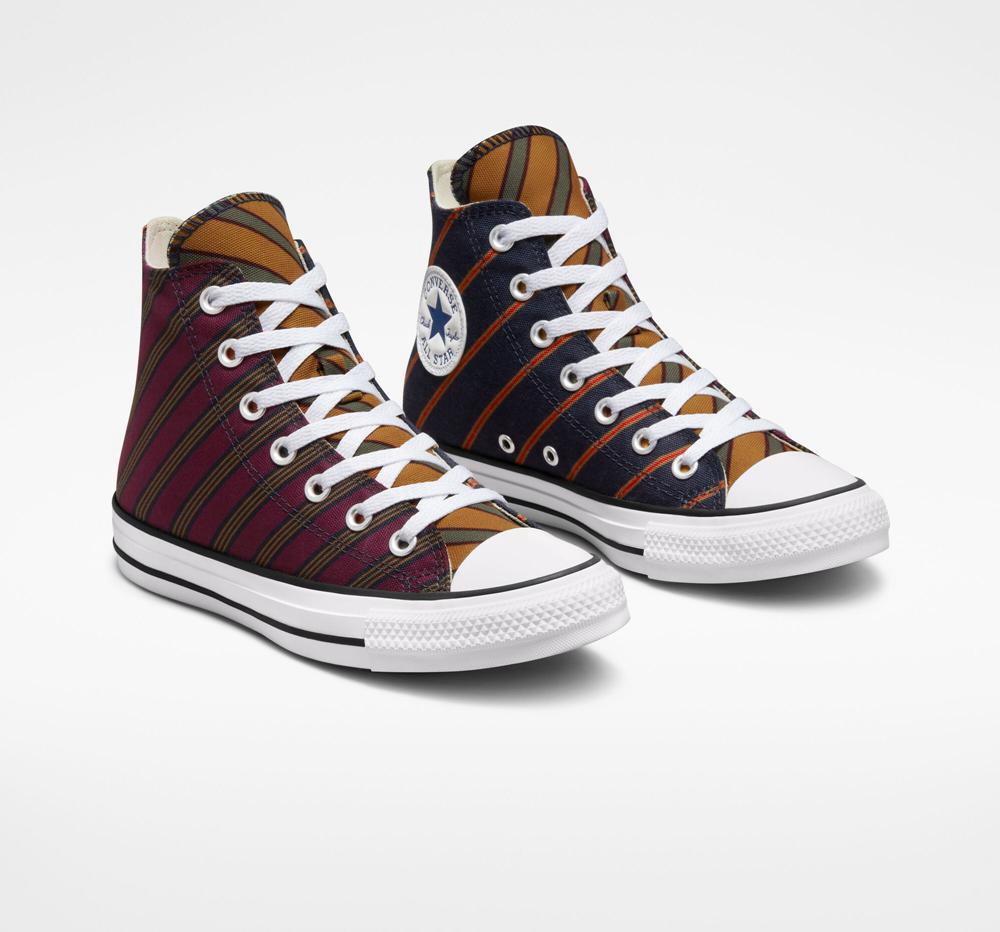 High Tops Tenis Converse Chuck Taylor All Star Twisted Classics Unisex Hombre Moradas Obsidian Verde Menta  Colombia |  YSJMT-3621