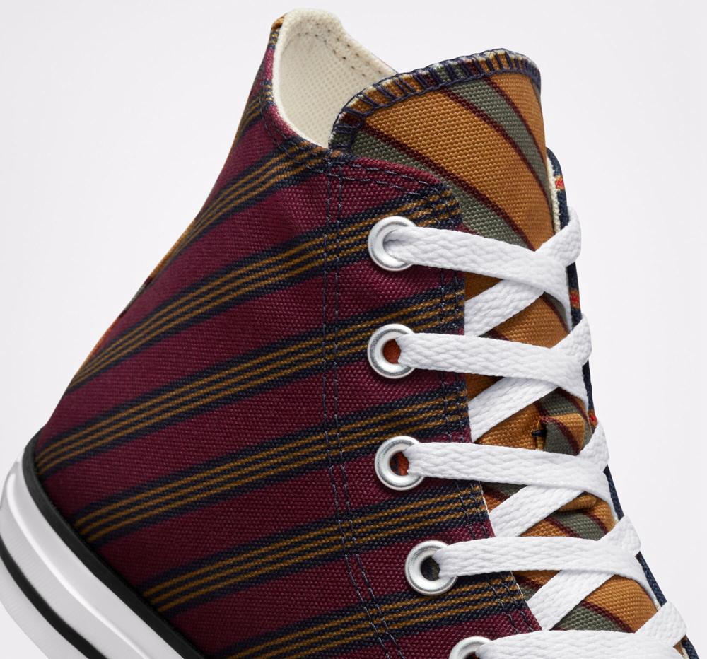 High Tops Tenis Converse Chuck Taylor All Star Twisted Classics Unisex Hombre Moradas Obsidian Verde Menta  Colombia |  YSJMT-3621