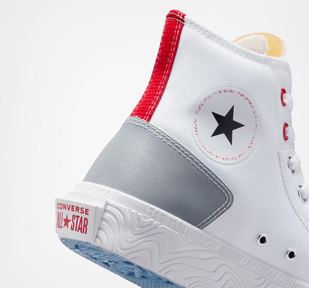 High Tops Tenis Converse Chuck Taylor Alt Star Reflective Shine Unisex Hombre Blancas Rojas Azules  Colombia |  ZSKEL-0642