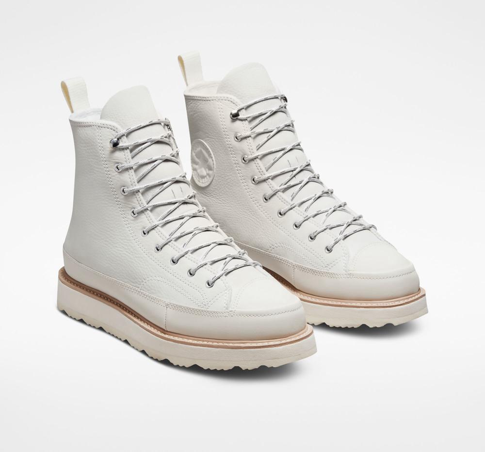 High Tops Tenis Converse Chuck Taylor Crafted Boot Unisex Hombre Blancas Rosas  Colombia |  MZYPB-0521