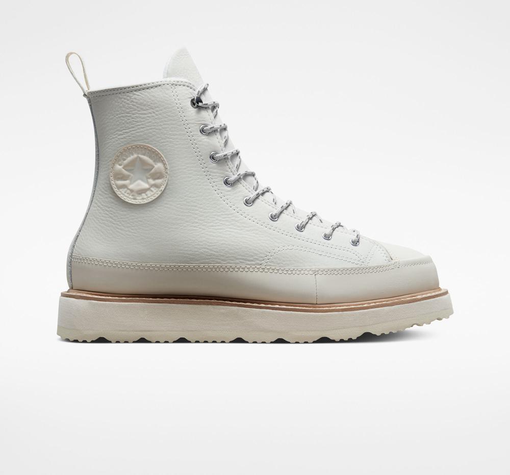 High Tops Tenis Converse Chuck Taylor Crafted Boot Unisex Hombre Blancas Rosas  Colombia |  MZYPB-0521