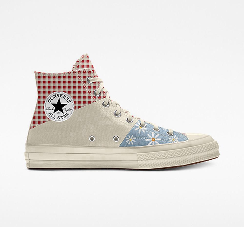 High Tops Tenis Converse Custom Chuck 70 Patchwork By You Unisex Hombre Gris  Colombia |  EPROJ-9247