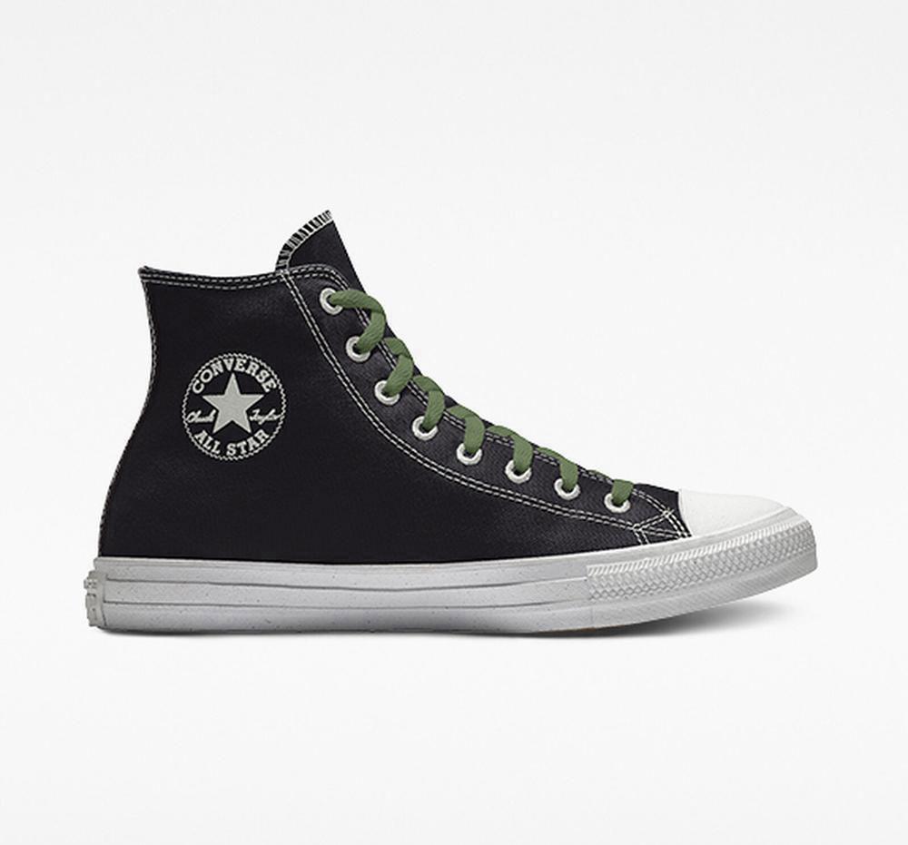 High Tops Tenis Converse Custom Chuck Taylor All Star Surplus By You Unisex Mujer Blackcanvas  Colombia |  OPEMF-2845