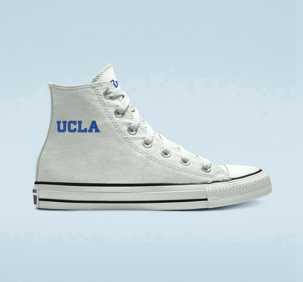 High Tops Tenis Converse Custom Chuck Taylor All Star Ucla Bruins By You Unisex Hombre Blancas  Colombia |  XDCZS-2173