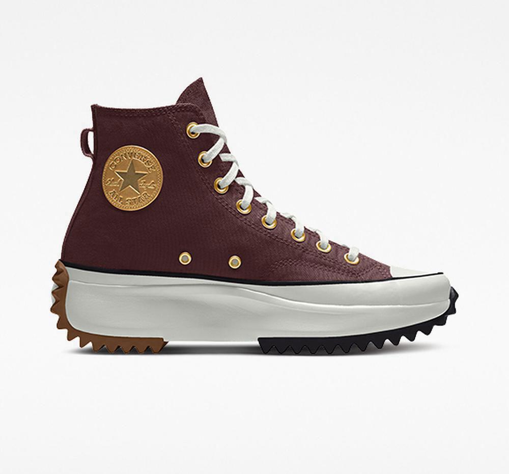 High Tops Tenis Converse Custom Run Star Hike By You Unisex Hombre Marrones  Colombia |  OBGAX-3945