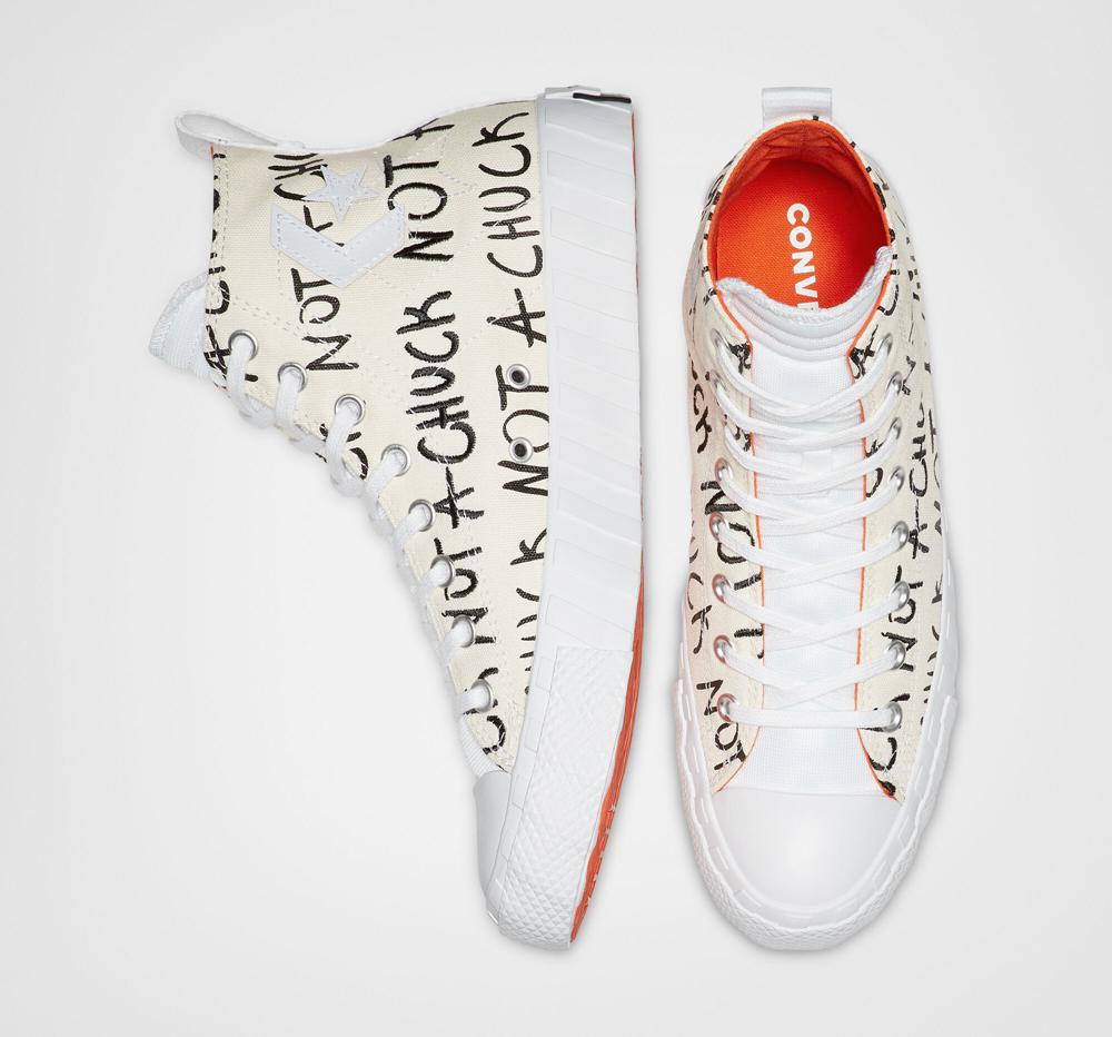High Tops Tenis Converse Unt1tl3d Mens Hombre Blancas  Colombia |  ZMIOP-6243