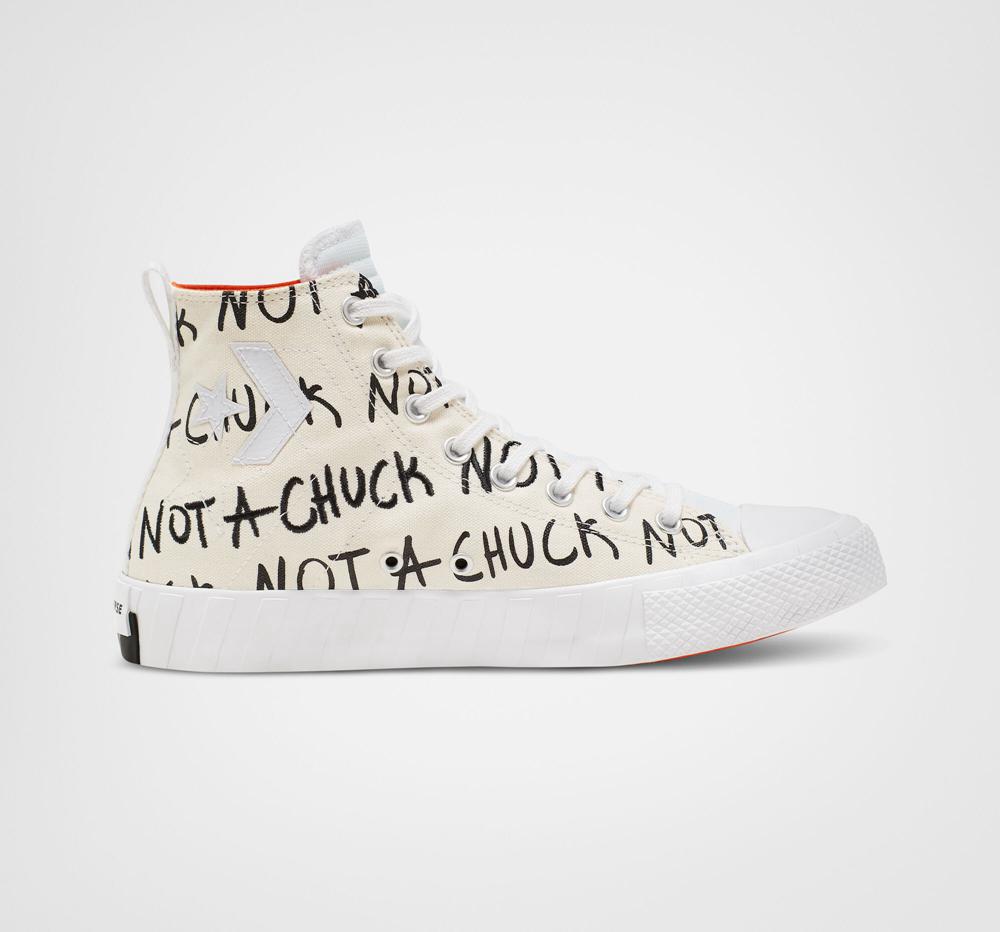 High Tops Tenis Converse Unt1tl3d Mens Hombre Blancas  Colombia |  ZMIOP-6243