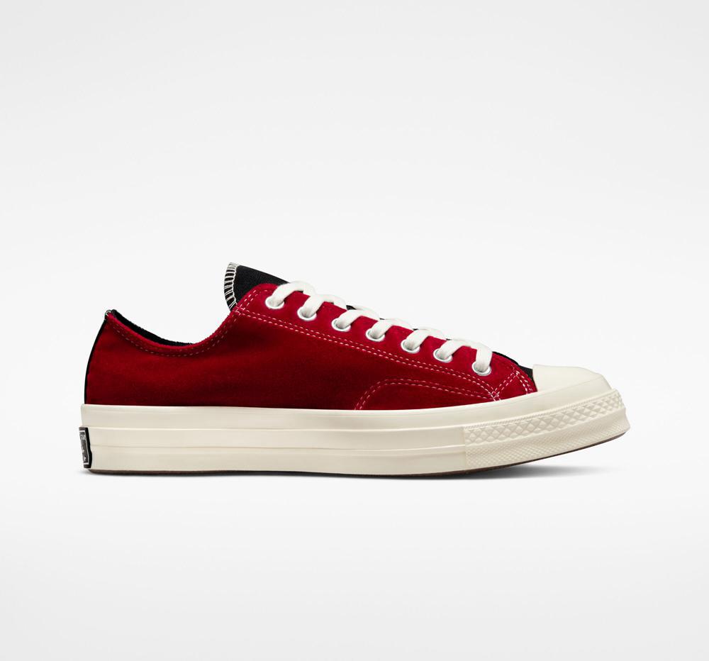 Low Tops Tenis Converse Chuck 70 Beyond Retro Velvet Unisex Hombre Negras Rojas  Colombia |  WNUFO-2561