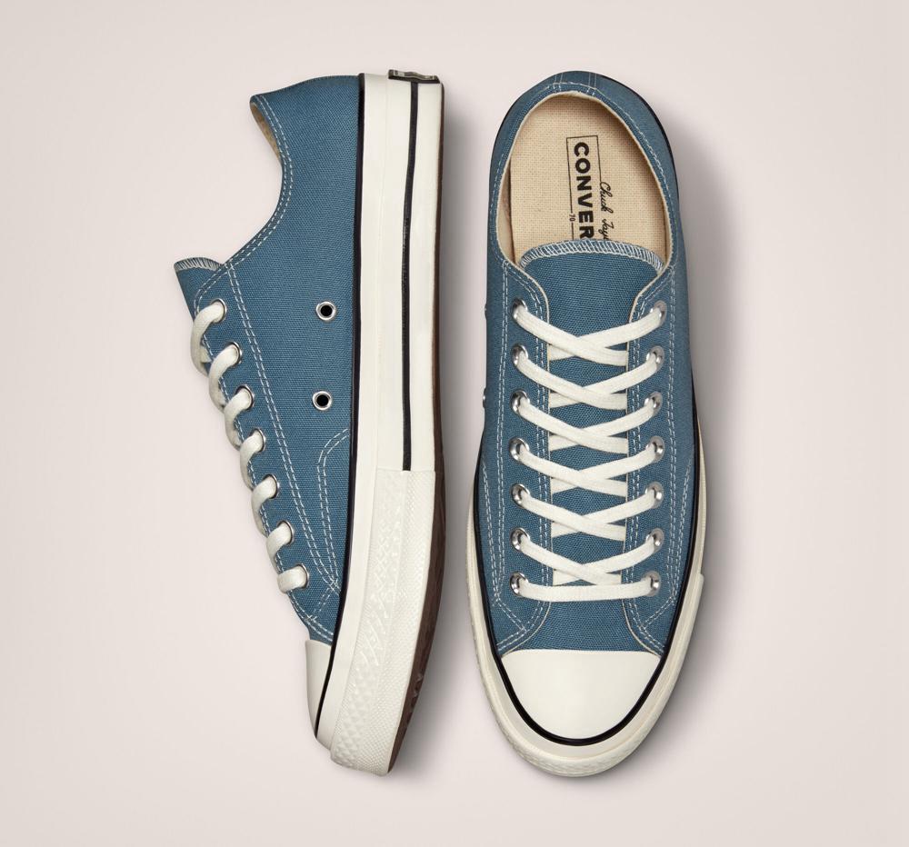Low Tops Tenis Converse Chuck 70 Canvas Unisex Mujer Azules Verde Menta Negras  Colombia |  KRHEU-3469