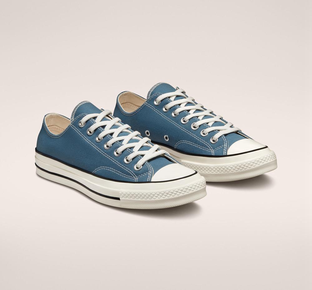 Low Tops Tenis Converse Chuck 70 Canvas Unisex Mujer Azules Verde Menta Negras  Colombia |  KRHEU-3469