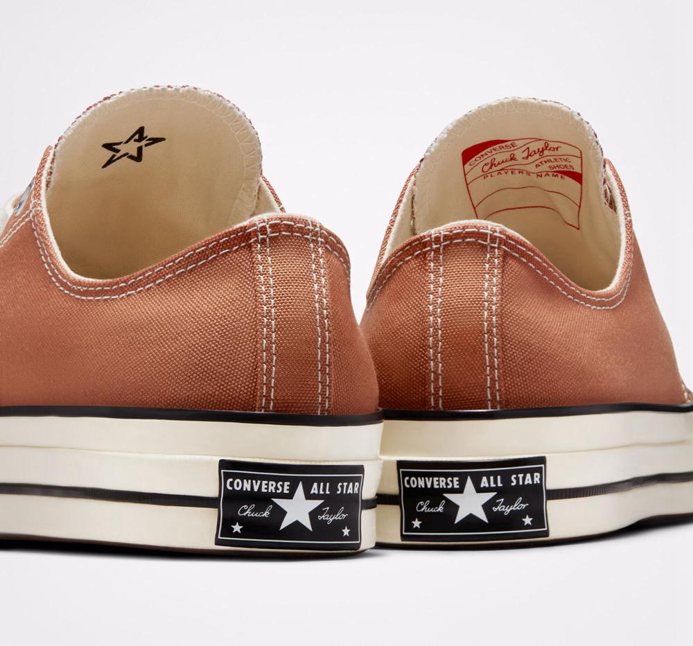 Low Tops Tenis Converse Chuck 70 Canvas Unisex Mujer Marrones Negras  Colombia |  TAEXM-2094