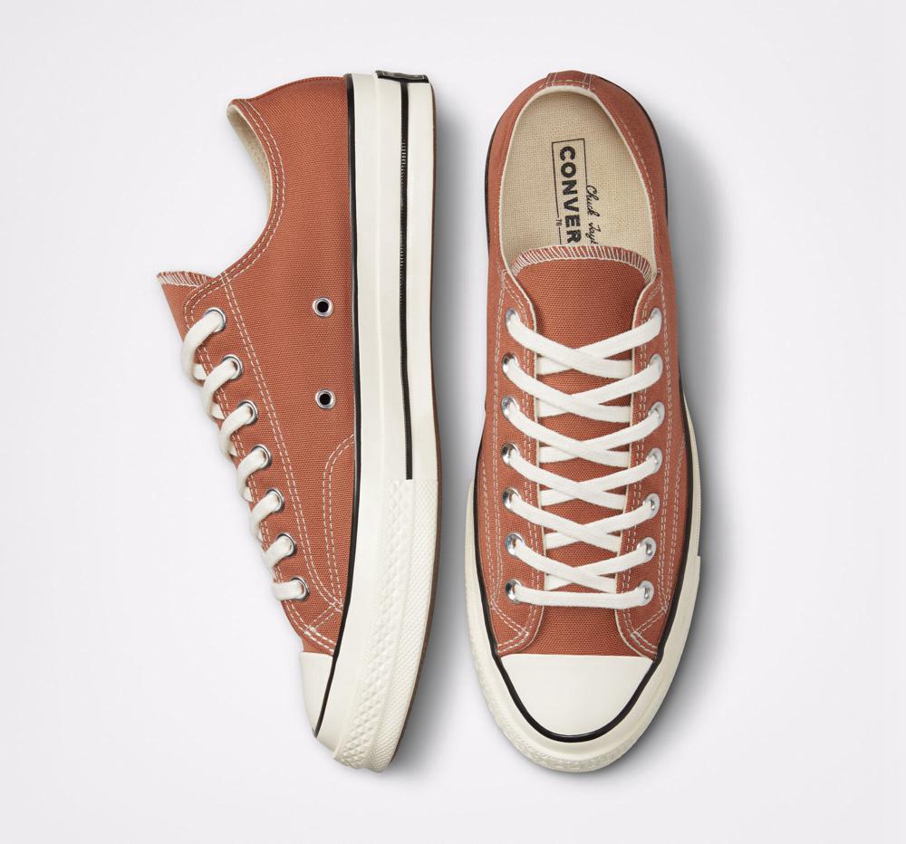 Low Tops Tenis Converse Chuck 70 Canvas Unisex Mujer Marrones Negras  Colombia |  TAEXM-2094