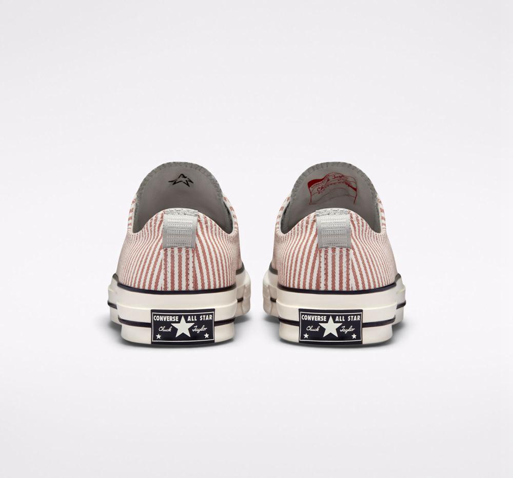 Low Tops Tenis Converse Chuck 70 Crafted Stripe Unisex Hombre Marrones  Colombia |  GKPHD-2087