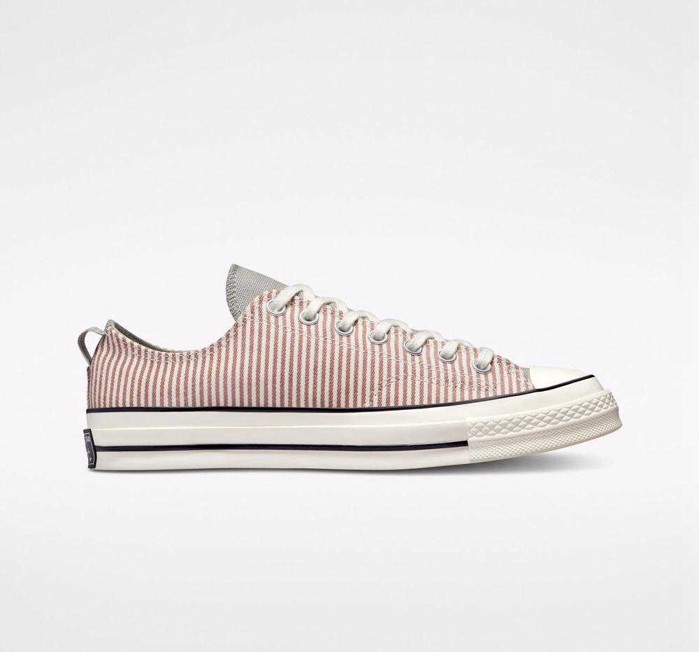 Low Tops Tenis Converse Chuck 70 Crafted Stripe Unisex Hombre Marrones  Colombia |  GKPHD-2087