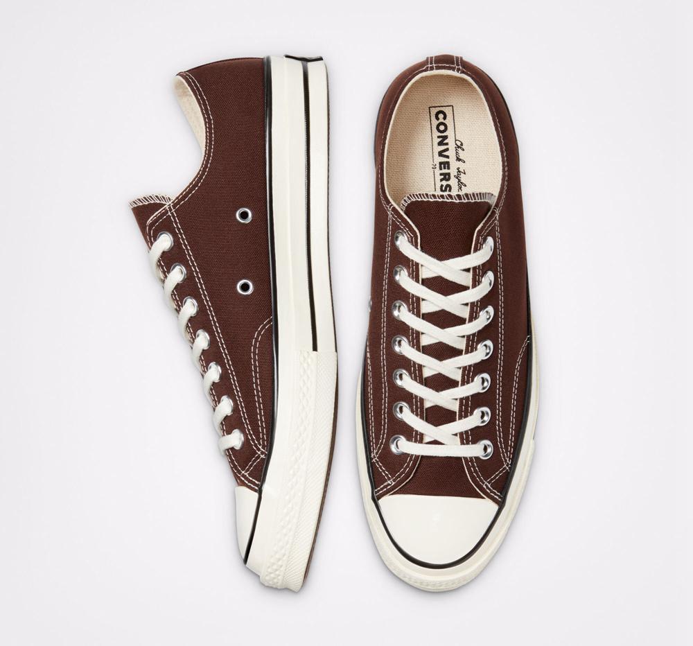 Low Tops Tenis Converse Chuck 70 Vintage Canvas Unisex Hombre Marrones Verde Menta Negras  Colombia |  JFCUP-5801
