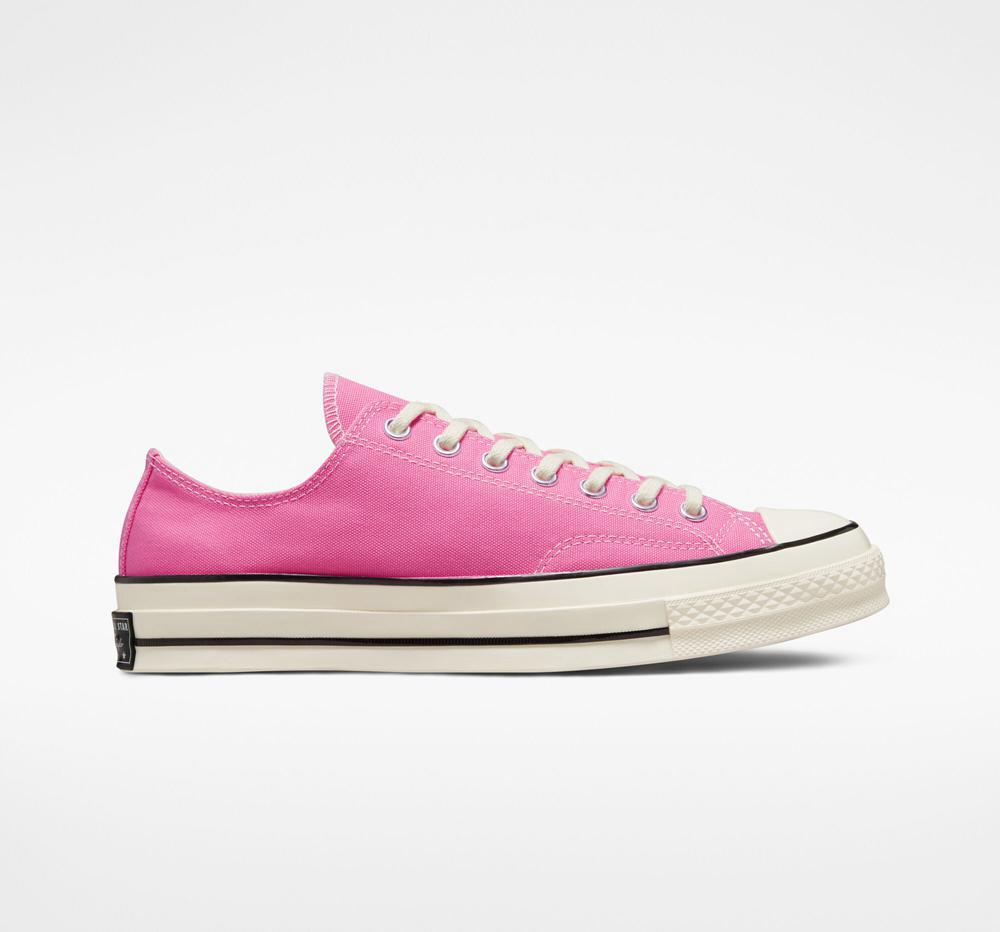 Low Tops Tenis Converse Chuck 70 Vintage Canvas Unisex Hombre Rosas Negras  Colombia |  LVFDN-2340