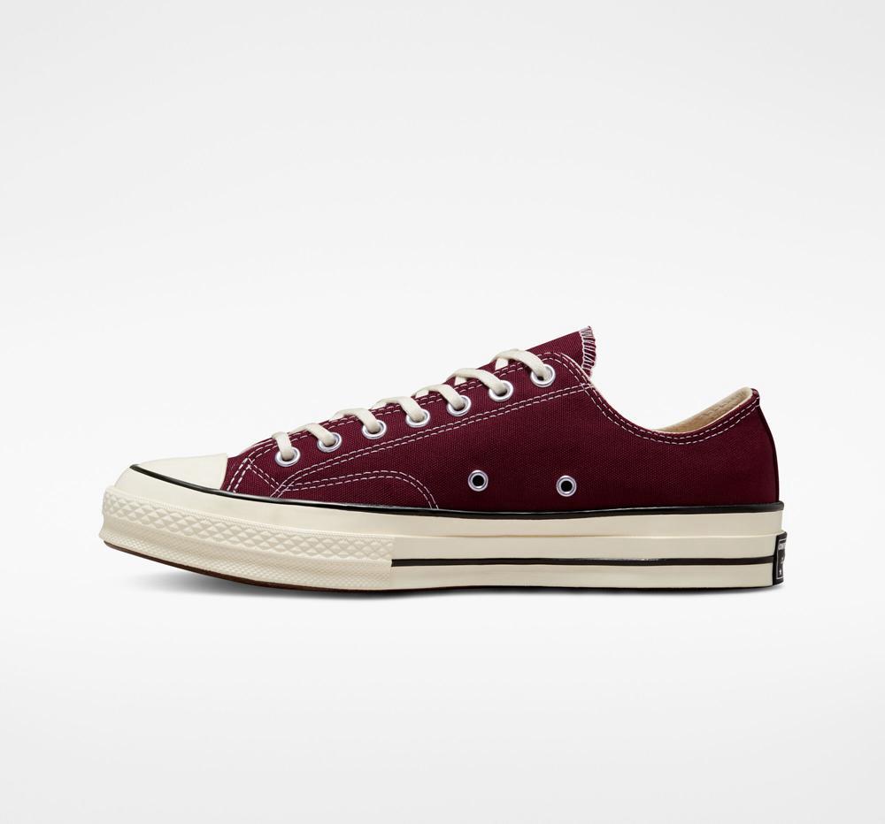 Low Tops Tenis Converse Chuck 70 Vintage Canvas Unisex Hombre Burdeos Verde Menta Negras  Colombia |  NHTKI-3517