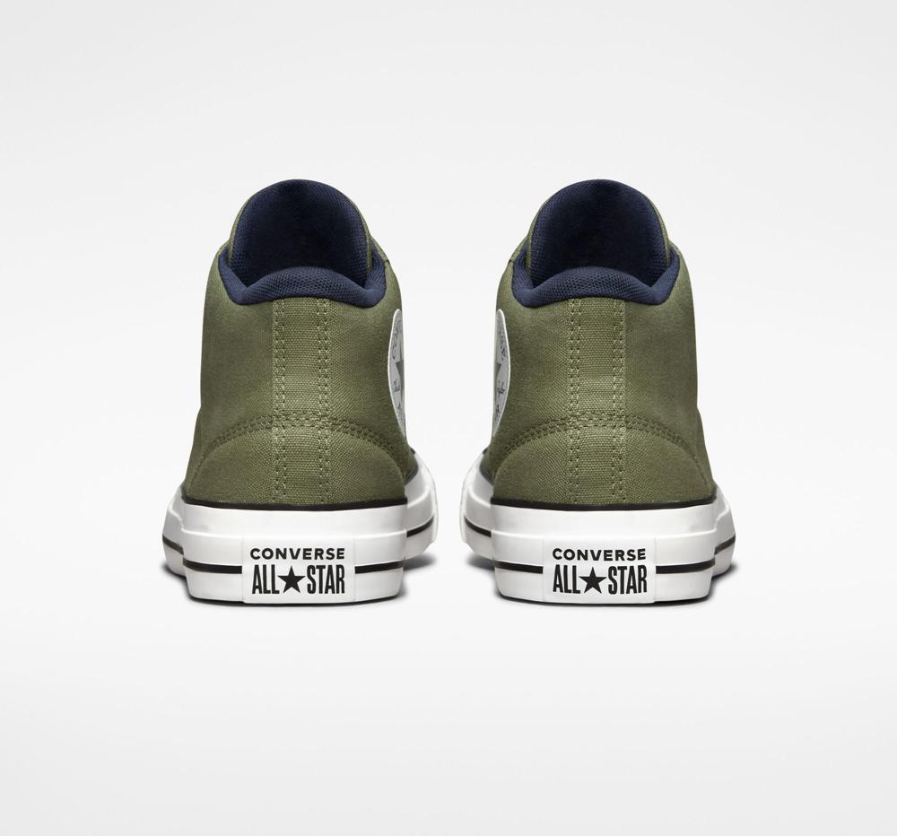 Low Tops Tenis Converse Chuck Taylor All Star Malden Calle Unisex Mid Hombre Verde Obsidian Blancas  Colombia |  AWPLI-0591