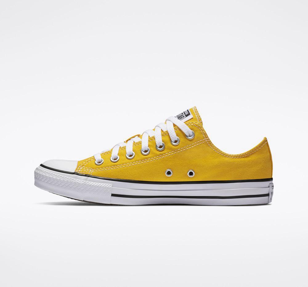Low Tops Tenis Converse Chuck Taylor All Star Classic Unisex Mujer Amarillo Limón  Colombia |  DEZTY-2897