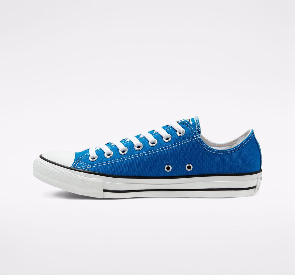 Low Tops Tenis Converse Chuck Taylor All Star Seasonal Color Unisex Mujer Azules  Colombia |  EAKHY-5467