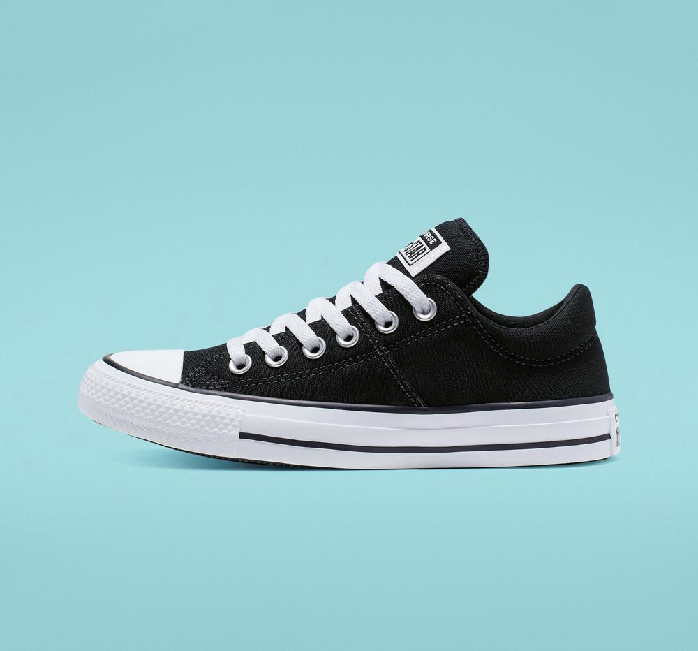 Low Tops Tenis Converse Chuck Taylor All Star Madison Mujer Negras Blancas Negras  Colombia |  GJWVX-3716