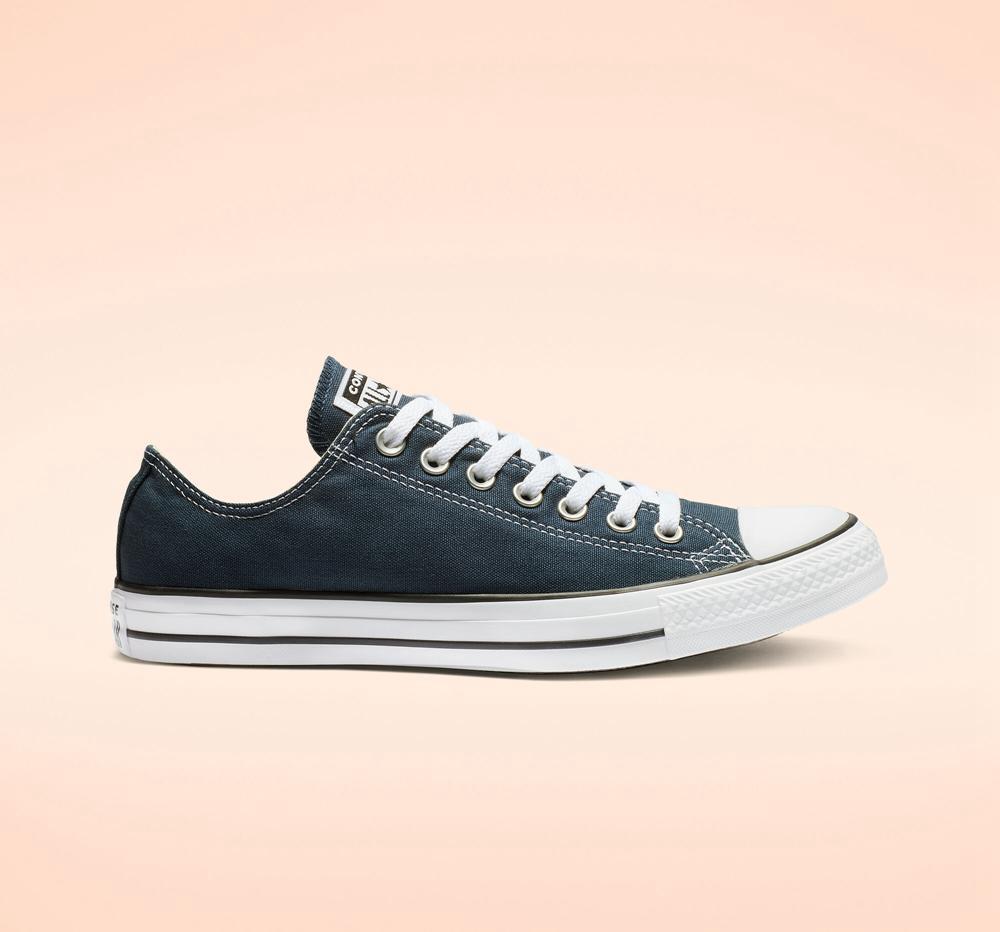 Low Tops Tenis Converse Chuck Taylor All Star Classic Unisex Mujer Azul Marino  Colombia |  JETHU-0678
