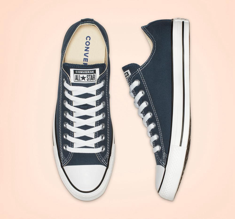 Low Tops Tenis Converse Chuck Taylor All Star Classic Unisex Mujer Azul Marino  Colombia |  JETHU-0678
