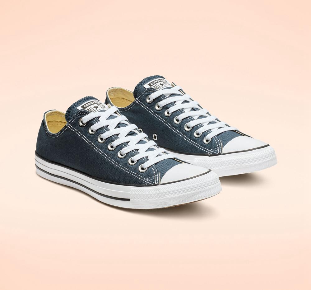 Low Tops Tenis Converse Chuck Taylor All Star Classic Unisex Mujer Azul Marino  Colombia |  JETHU-0678