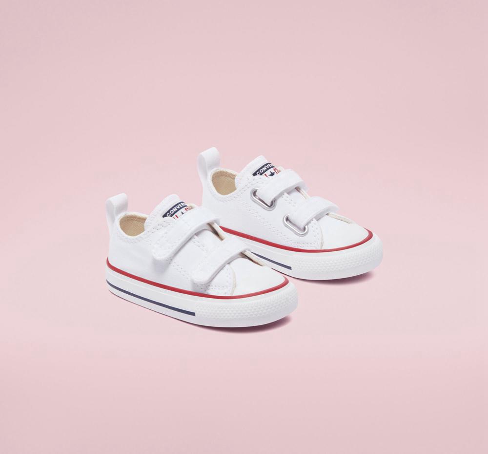 Low Tops Tenis Converse Chuck Taylor All Star Easy On Toddler Niño Blancas Azul Marino  Colombia |  LEJNW-3904