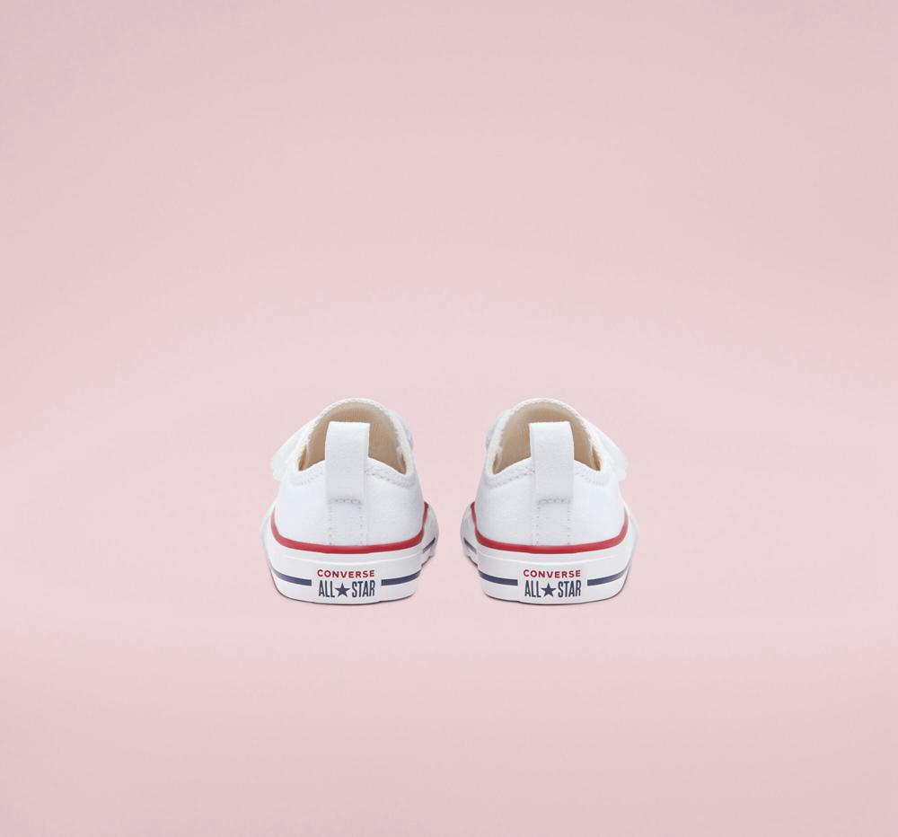 Low Tops Tenis Converse Chuck Taylor All Star Easy On Toddler Niño Blancas Azul Marino  Colombia |  LEJNW-3904