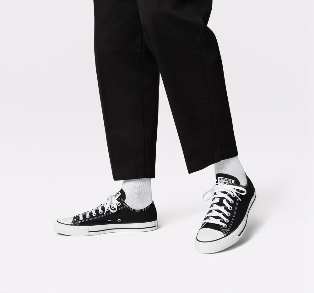 Low Tops Tenis Converse Chuck Taylor All Star Classic Unisex Mujer Negras  Colombia |  MSVCE-8974