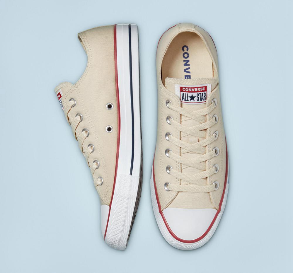 Low Tops Tenis Converse Chuck Taylor All Star Classic Unisex Mujer Natural Ivory  Colombia |  NXFID-7403