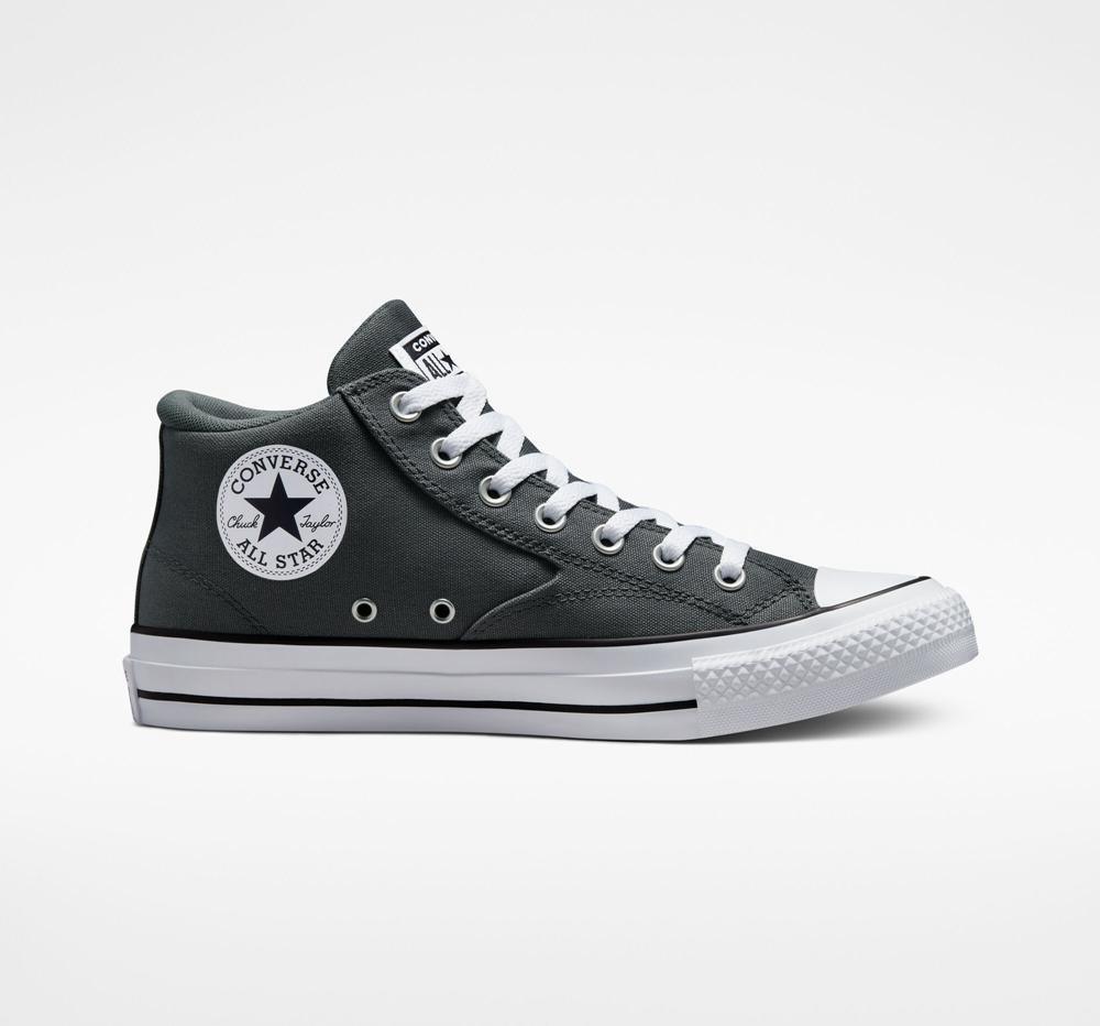 Low Tops Tenis Converse Chuck Taylor All Star Malden Calle Unisex Mid Hombre Gris Blancas Negras  Colombia |  OHWEB-8603