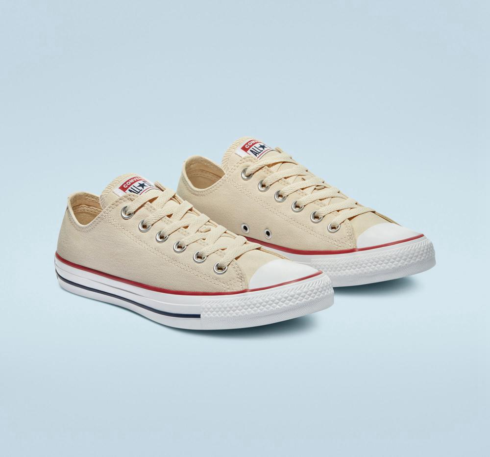 Low Tops Tenis Converse Chuck Taylor All Star Classic Unisex Hombre Natural Ivory  Colombia |  PQUGH-1540