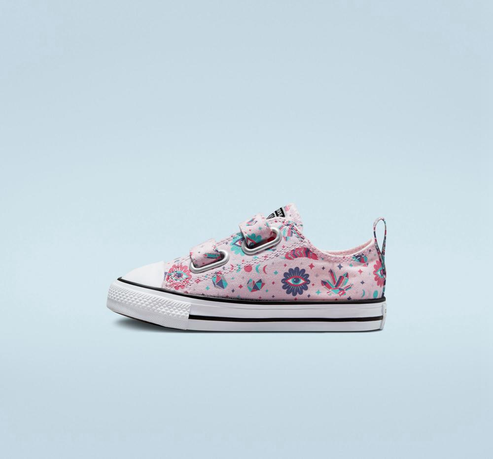 Low Tops Tenis Converse Chuck Taylor All Star Easy On Mystic Gems Toddler Niña Rosas  Colombia |  RIXNK-1850