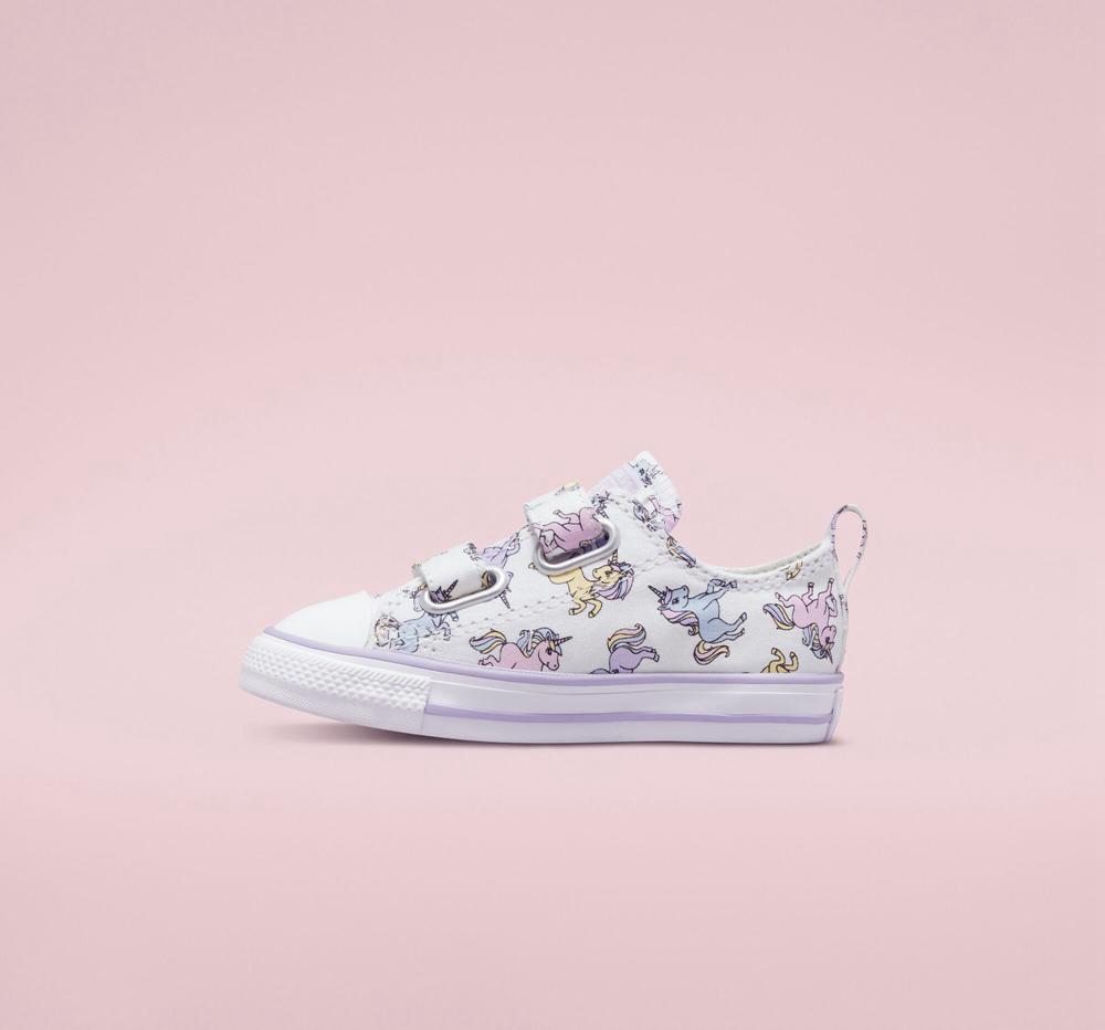 Low Tops Tenis Converse Chuck Taylor All Star Easy On Unicorns Toddler Niño Blancas  Colombia |  RSBQV-3065