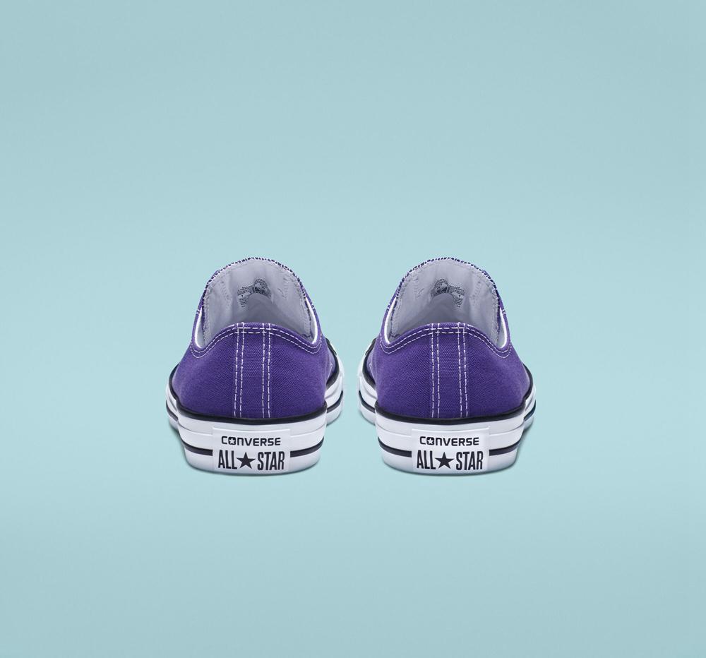Low Tops Tenis Converse Chuck Taylor All Star Classic Unisex Hombre Moradas  Colombia |  UDEXZ-7486