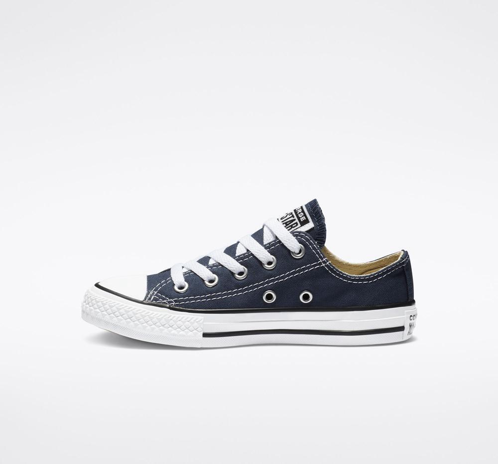 Low Tops Tenis Converse Chuck Taylor All Star Classic Little Kids Niño Azul Marino  Colombia |  VSDEF-8431