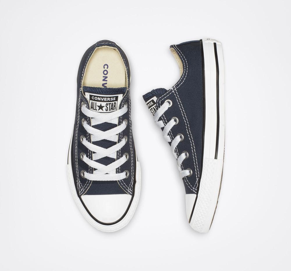 Low Tops Tenis Converse Chuck Taylor All Star Classic Little Kids Niño Azul Marino  Colombia |  VSDEF-8431