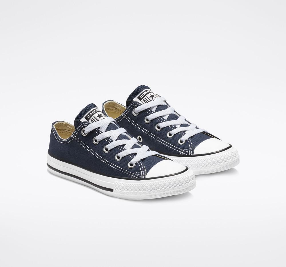 Low Tops Tenis Converse Chuck Taylor All Star Classic Little Kids Niño Azul Marino  Colombia |  VSDEF-8431
