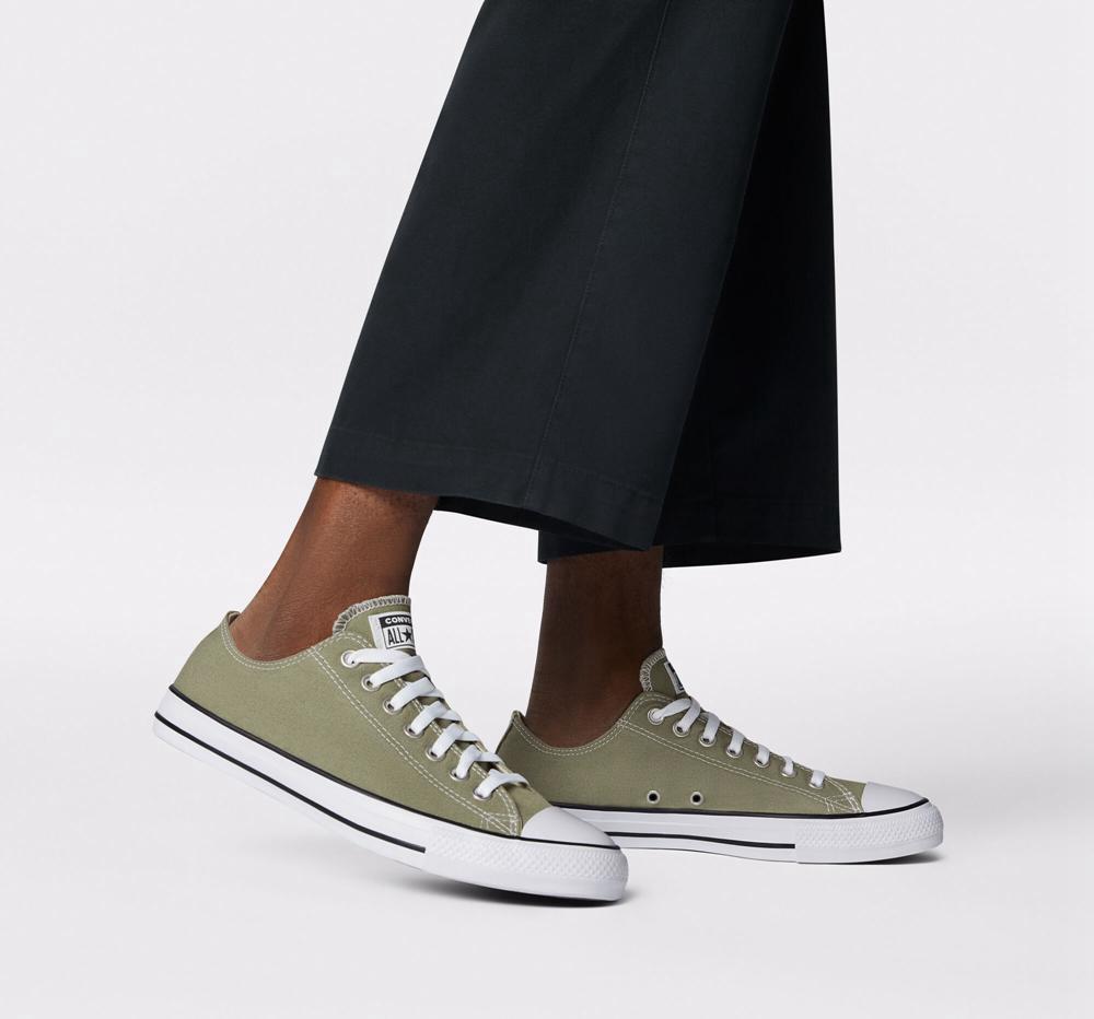 Low Tops Tenis Converse Chuck Taylor All Star Seasonal Color Unisex Hombre Verde Verde Menta  Colombia |  XSGBP-0743