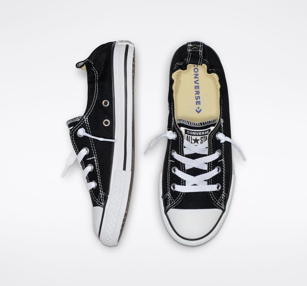 Low Tops Tenis Converse Chuck Taylor All Star Shoreline Slip Big Kids Niña Negras  Colombia |  YHRLX-2745
