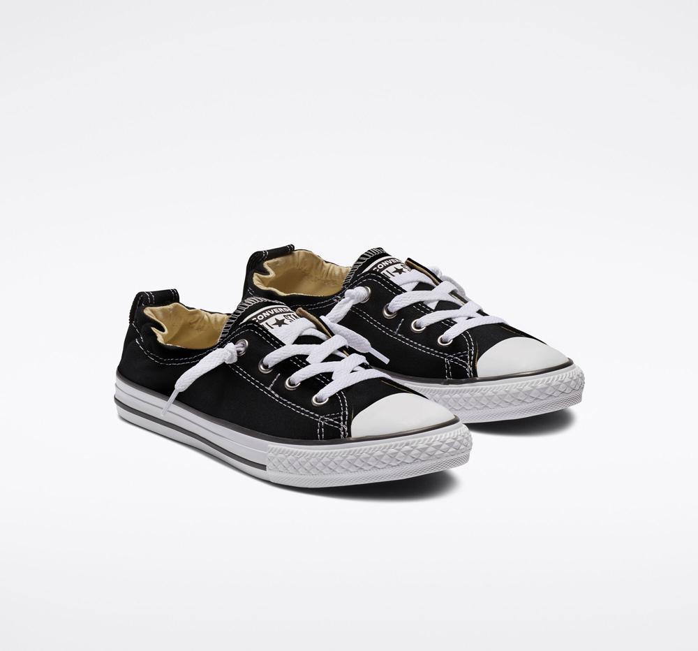 Low Tops Tenis Converse Chuck Taylor All Star Shoreline Slip Big Kids Niña Negras  Colombia |  YHRLX-2745