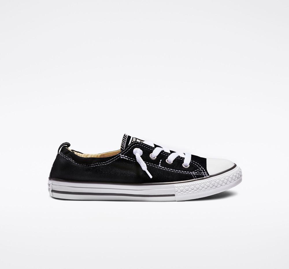 Low Tops Tenis Converse Chuck Taylor All Star Shoreline Slip Big Kids Niña Negras  Colombia |  YHRLX-2745