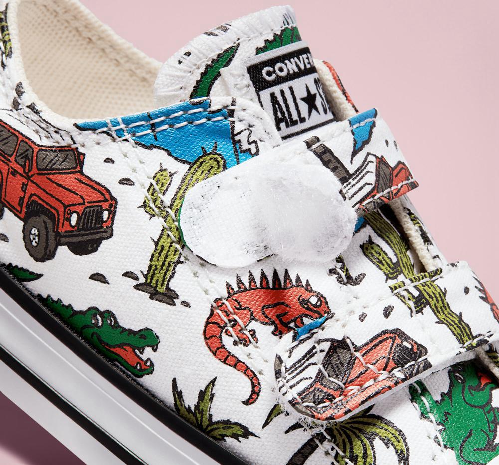 Low Tops Tenis Converse Chuck Taylor All Star Easy On Desert Explorer Toddler Niño Blancas Verde  Colombia |  YKRFB-8394