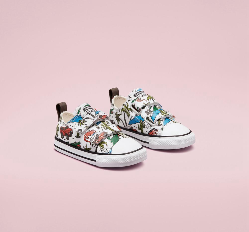 Low Tops Tenis Converse Chuck Taylor All Star Easy On Desert Explorer Toddler Niño Blancas Verde  Colombia |  YKRFB-8394