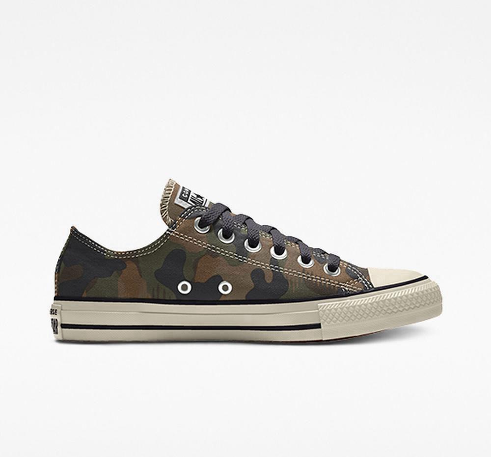 Low Tops Tenis Converse Custom Chuck Taylor All Star By You Unisex Hombre Camuflaje  Colombia |  UCQVP-6428